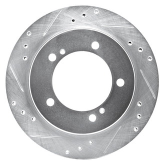 DFC® - Premium Drilled and Slotted Front Driver Side Brake Rotor