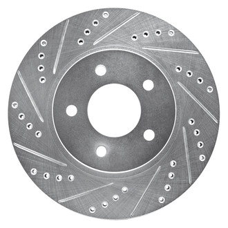 DFC® - Premium Drilled and Slotted Front Driver Side Brake Rotor