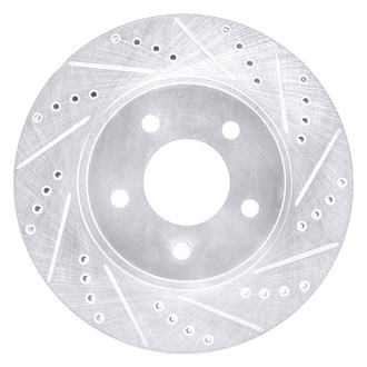 DFC® - Premium Drilled and Slotted Front Passenger Side Brake Rotor