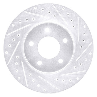 DFC® - Premium Drilled and Slotted Front Passenger Side Brake Rotor