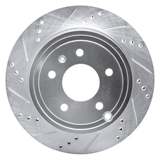 DFC® - Premium Drilled and Slotted Rear Driver Side Brake Rotor