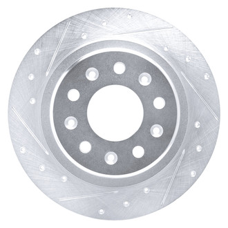 DFC® - Premium Drilled and Slotted Rear Driver Side Brake Rotor