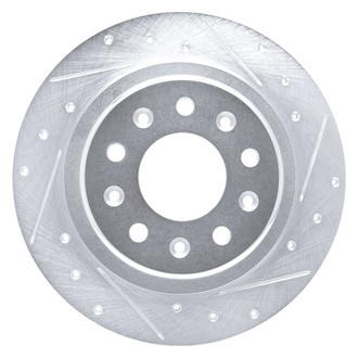 DFC® - Premium Drilled and Slotted Rear Passenger Side Brake Rotor