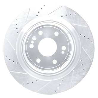 DFC® - Premium Drilled and Slotted Front Driver Side Brake Rotor