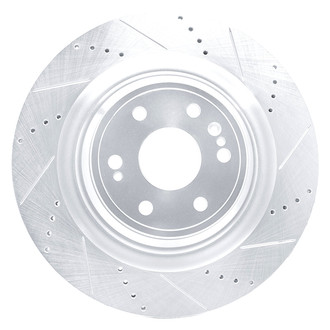 DFC® - Premium Drilled and Slotted Front Passenger Side Brake Rotor