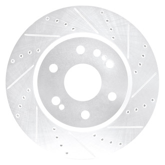 DFC® - Premium Drilled and Slotted Front Passenger Side Brake Rotor