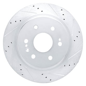DFC® - Premium Drilled and Slotted Rear Passenger Side Brake Rotor