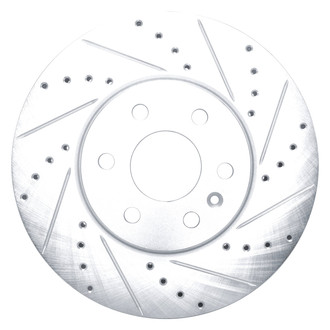 DFC® - Premium Drilled and Slotted Front Passenger Side Brake Rotor