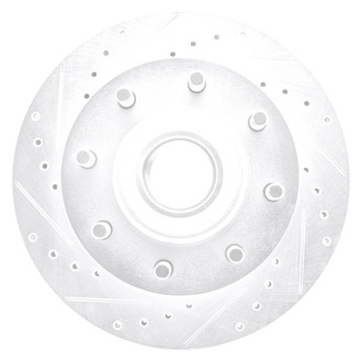 DFC® - Premium Drilled and Slotted Front Driver Side Brake Rotor