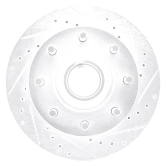 DFC® - Premium Drilled and Slotted Front Passenger Side Brake Rotor