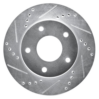 DFC® - Premium Drilled and Slotted Front Driver Side Brake Rotor