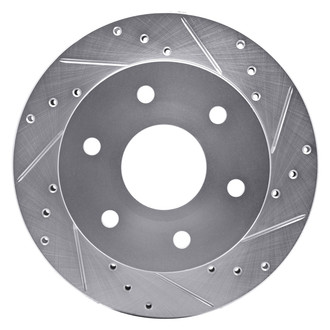 DFC® - Premium Drilled and Slotted Front Passenger Side Brake Rotor