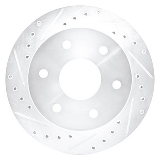 DFC® - Premium Drilled and Slotted Front Driver Side Brake Rotor