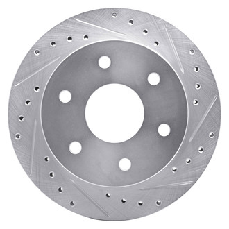 DFC® - Premium Drilled and Slotted Front Passenger Side Brake Rotor