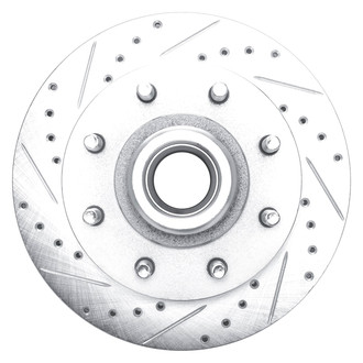 DFC® - Premium Drilled and Slotted Front Driver Side Brake Rotor