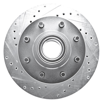 DFC® - Premium Drilled and Slotted Front Driver Side Brake Rotor