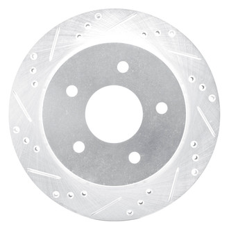 DFC® - Premium Drilled and Slotted Rear Driver Side Brake Rotor