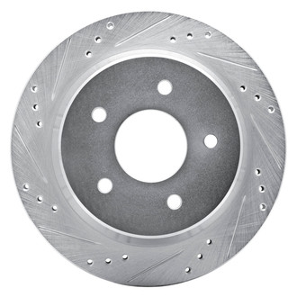 DFC® - Premium Drilled and Slotted Rear Driver Side Brake Rotor