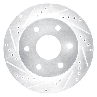 DFC® - Premium Drilled and Slotted Front Driver Side Brake Rotor