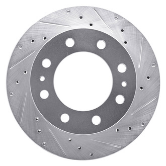 DFC® - Premium Drilled and Slotted Front Passenger Side Brake Rotor