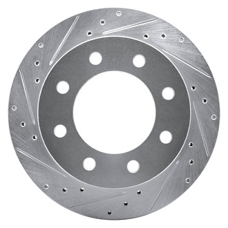 DFC® - Premium Drilled and Slotted Rear Driver Side Brake Rotor