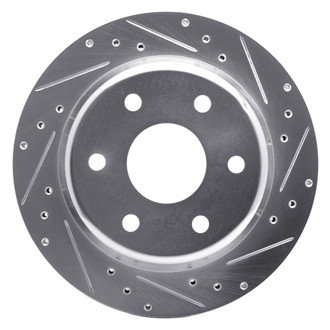 DFC® - Premium Drilled and Slotted Rear Passenger Side Brake Rotor