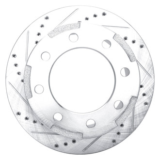 DFC® - Premium Drilled and Slotted Rear Driver Side Brake Rotor