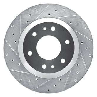 DFC® - Premium Drilled and Slotted Front Driver Side Brake Rotor