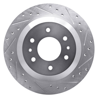 DFC® - Premium Drilled and Slotted Rear Passenger Side Brake Rotor