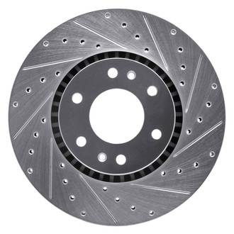 DFC® - Premium Drilled and Slotted Front Passenger Side Brake Rotor
