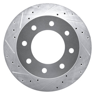 DFC® - Premium Drilled and Slotted Rear Driver Side Brake Rotor