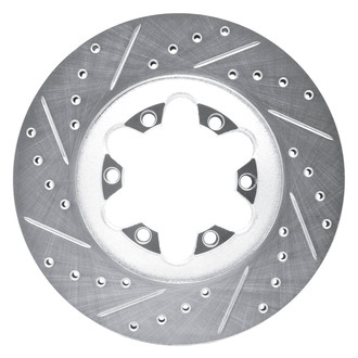 DFC® - Premium Drilled and Slotted Front Driver Side Brake Rotor