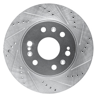 DFC® - Premium Drilled and Slotted Front Passenger Side Brake Rotor