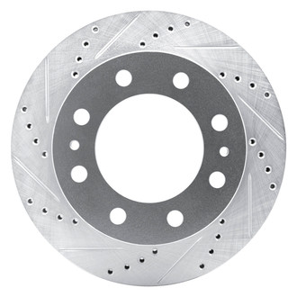 DFC® - Premium Drilled and Slotted Front Driver Side Brake Rotor