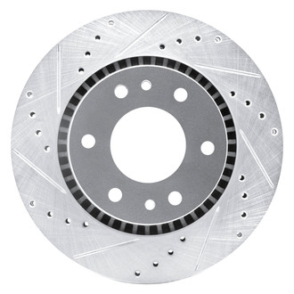 DFC® - Premium Drilled and Slotted Front Driver Side Brake Rotor