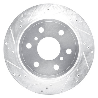 DFC® - Premium Drilled and Slotted Rear Driver Side Brake Rotor