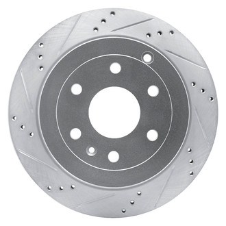DFC® - Premium Drilled and Slotted Rear Driver Side Brake Rotor