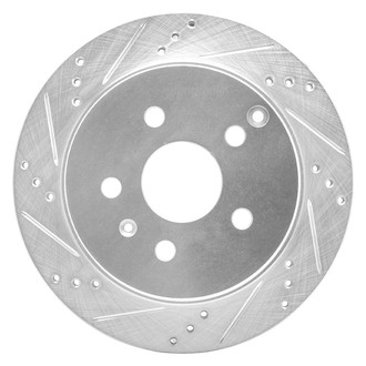 DFC® - Premium Drilled and Slotted Rear Driver Side Brake Rotor
