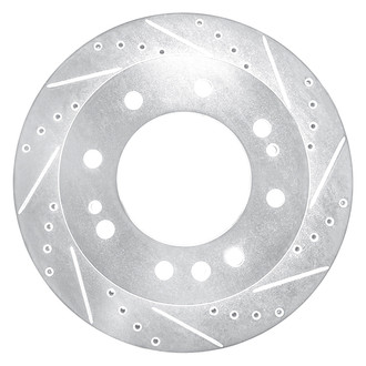DFC® - Premium Drilled and Slotted Front Passenger Side Brake Rotor
