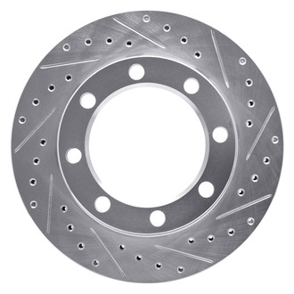 DFC® - Premium Drilled and Slotted Front Passenger Side Brake Rotor