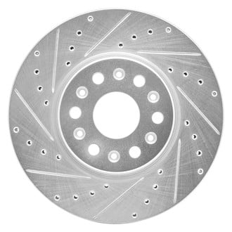 DFC® - Premium Drilled and Slotted Front Driver Side Brake Rotor