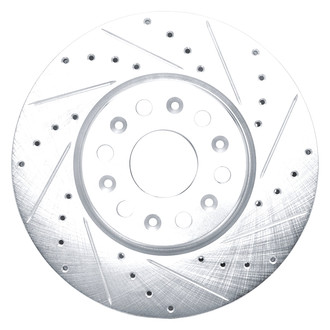 DFC® - Premium Drilled and Slotted Front Passenger Side Brake Rotor