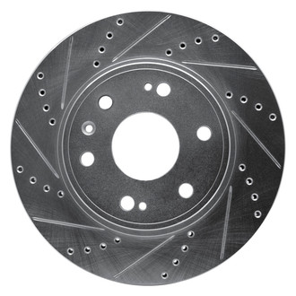 DFC® - Premium Drilled and Slotted Front Driver Side Brake Rotor