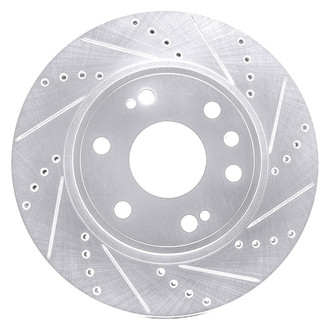 DFC® - Premium Drilled and Slotted Front Passenger Side Brake Rotor