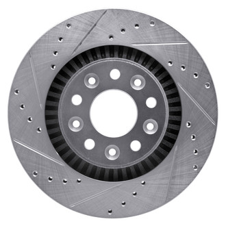 DFC® - Premium Drilled and Slotted Front Driver Side Brake Rotor