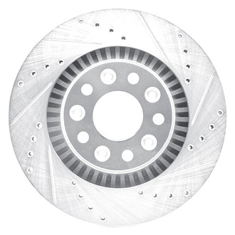 DFC® - Premium Drilled and Slotted Front Passenger Side Brake Rotor