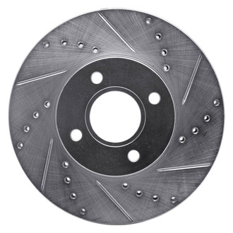 DFC® - Premium Drilled and Slotted Front Passenger Side Brake Rotor