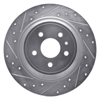 DFC® - Premium Drilled and Slotted Rear Driver Side Brake Rotor