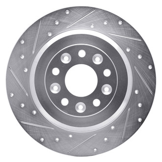 DFC® - Premium Drilled and Slotted Rear Driver Side Brake Rotor