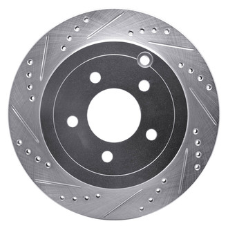 DFC® - Premium Drilled and Slotted Rear Driver Side Brake Rotor